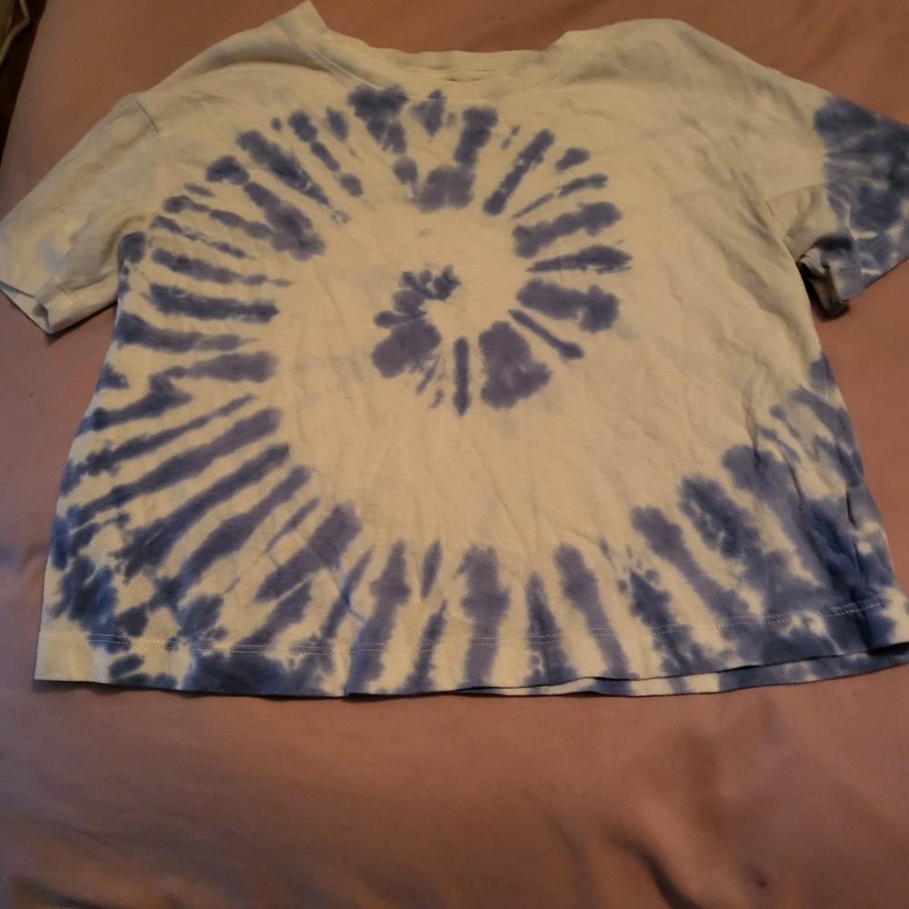 Tie dye crop top girls 10/12